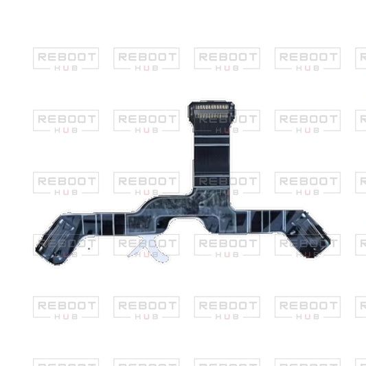 OEM-pulled DJI Avata 2 Rear Vision Flexible Flat Cable on white with Reboot Hub watermark overlay — view 1