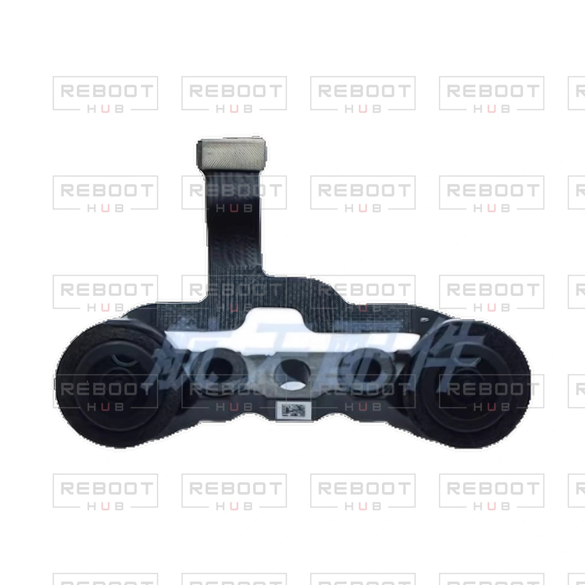 OEM-pulled DJI Avata 2 Rear Vision Module on white with Reboot Hub watermark overlay — view 1