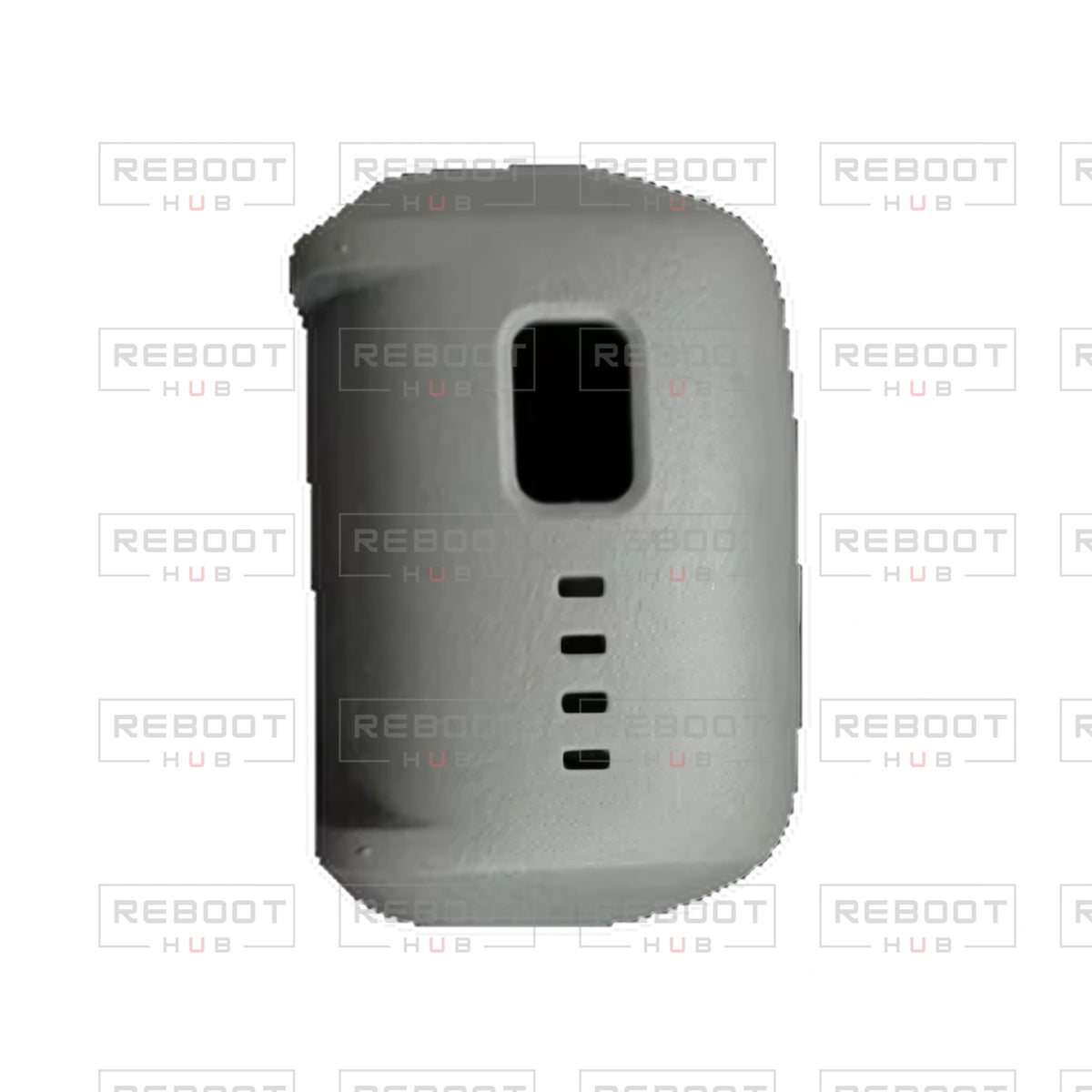 OEM-pulled DJI Avata 360 Battery Shell on white with Reboot Hub watermark overlay — view 2