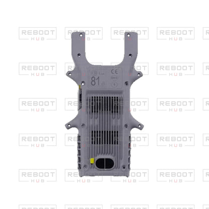 OEM-pulled DJI Avata 360 Bottom Shell with Accessories on white with Reboot Hub watermark overlay — view 1