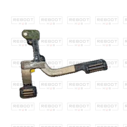 OEM-pulled DJI Avata 360 Compass Flexible Flat Cable on white with Reboot Hub watermark overlay — view 2
