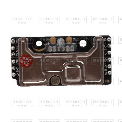 OEM-pulled DJI Avata 360 ESC Board on white with Reboot Hub watermark overlay — view 1