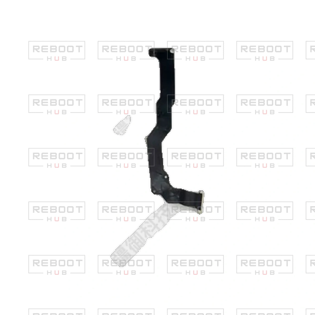 OEM-pulled DJI Avata 360 ESC Flexible Flat Cable on white with Reboot Hub watermark overlay — view 2