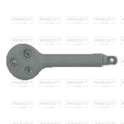 Avata 360 Front Arm Cover Left OEM-pulled part detail view on white with Reboot Hub watermark overlay