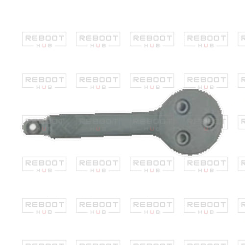 OEM-pulled DJI Avata 360 Front Arm Cover Right on white with Reboot Hub watermark overlay — view 1