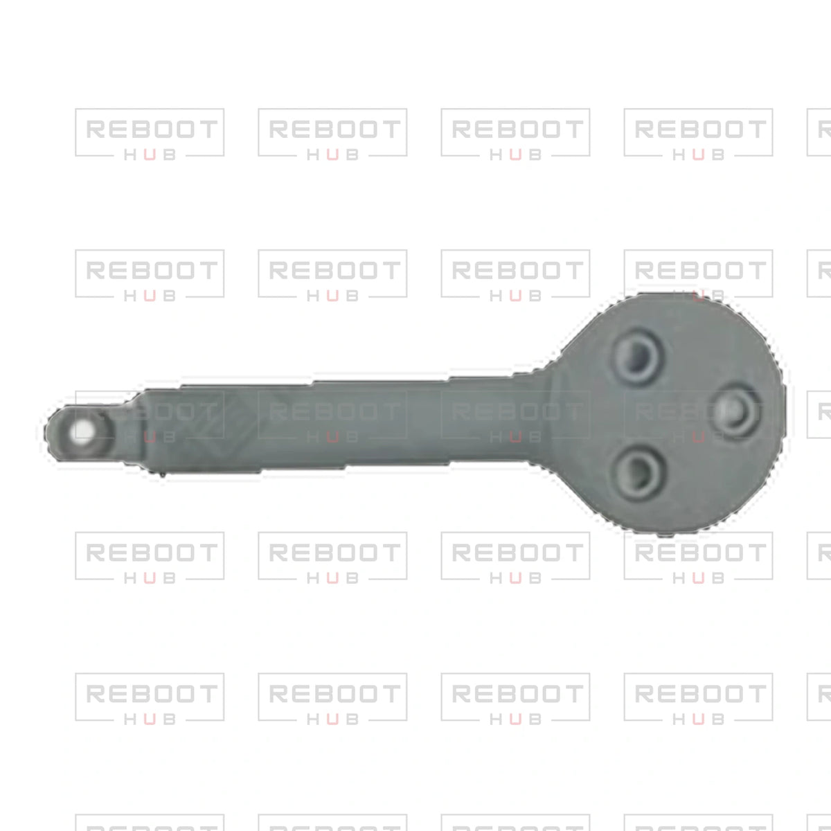 Avata 360 Front Arm Cover Right OEM-pulled part detail view on white with Reboot Hub watermark overlay