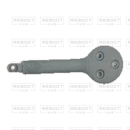 Avata 360 Front Arm Cover Right OEM-pulled part detail view on white with Reboot Hub watermark overlay