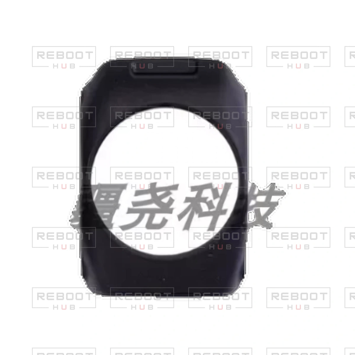 OEM-pulled DJI Avata 360 Front Lens Protective Cover on white with Reboot Hub watermark overlay — view 1