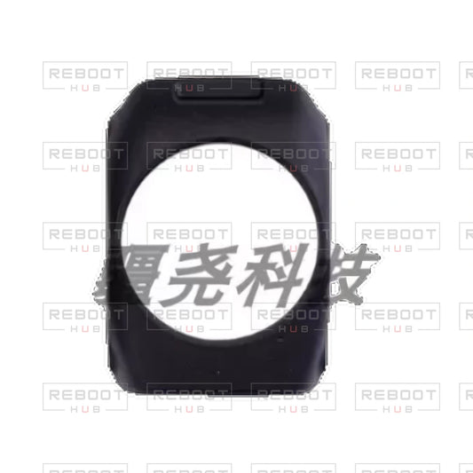 OEM-pulled DJI Avata 360 Front Lens Protective Cover on white with Reboot Hub watermark overlay — view 1