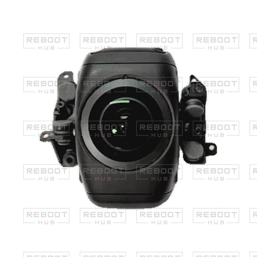OEM-pulled DJI Avata 360 Gimbal Assembly on white with Reboot Hub watermark overlay — view 1
