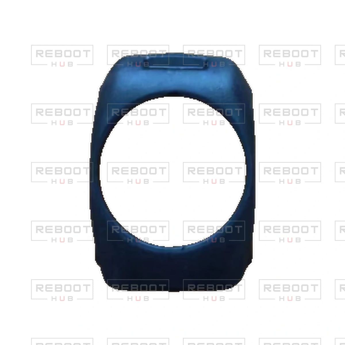 OEM-pulled DJI Avata 360 Gimbal Cover Plate on white with Reboot Hub watermark overlay — view 1