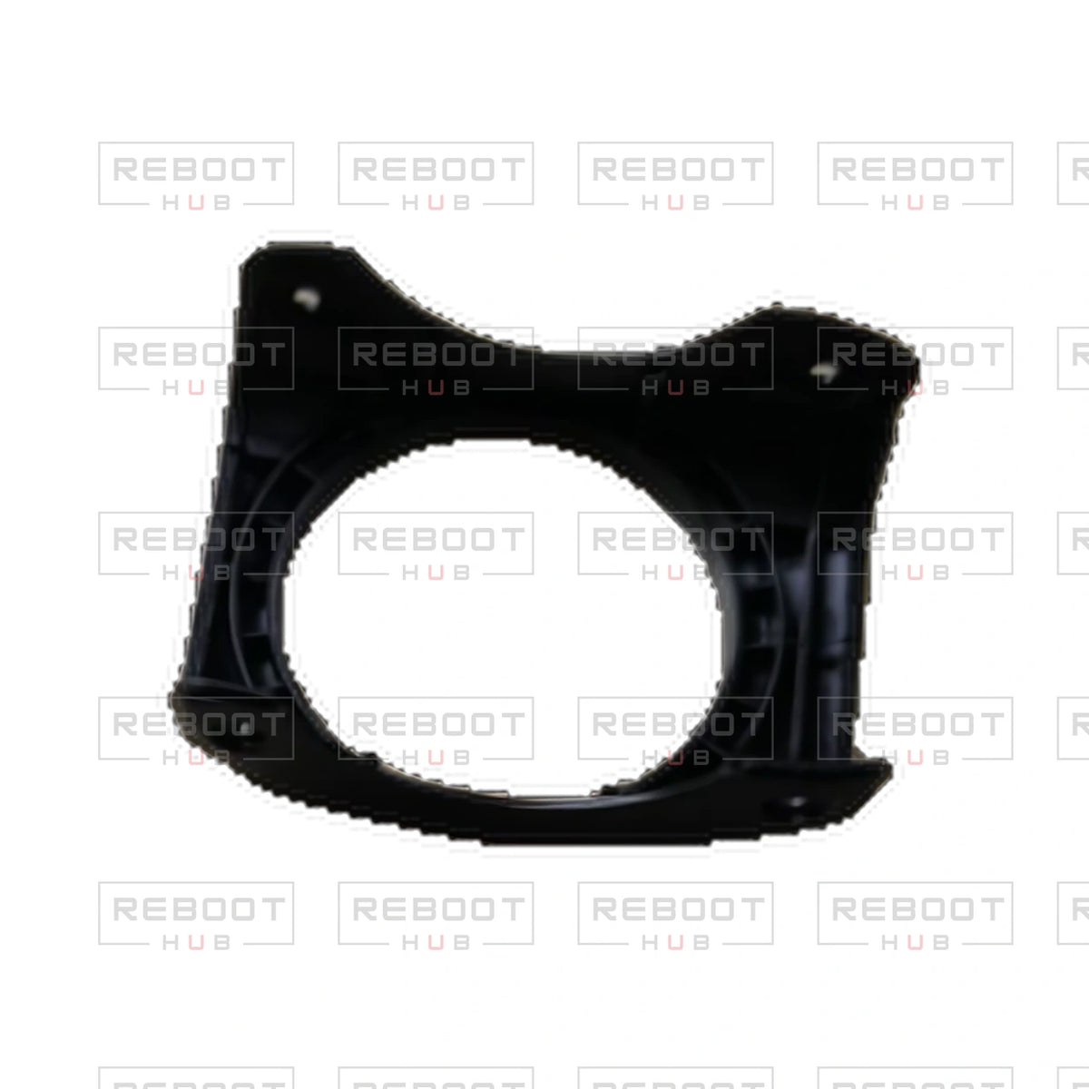 OEM-pulled DJI Avata 360 Gimbal Cover Plate on white with Reboot Hub watermark overlay — view 2