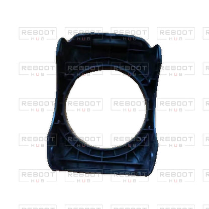 OEM-pulled DJI Avata 360 Gimbal Cover Plate on white with Reboot Hub watermark overlay — view 4