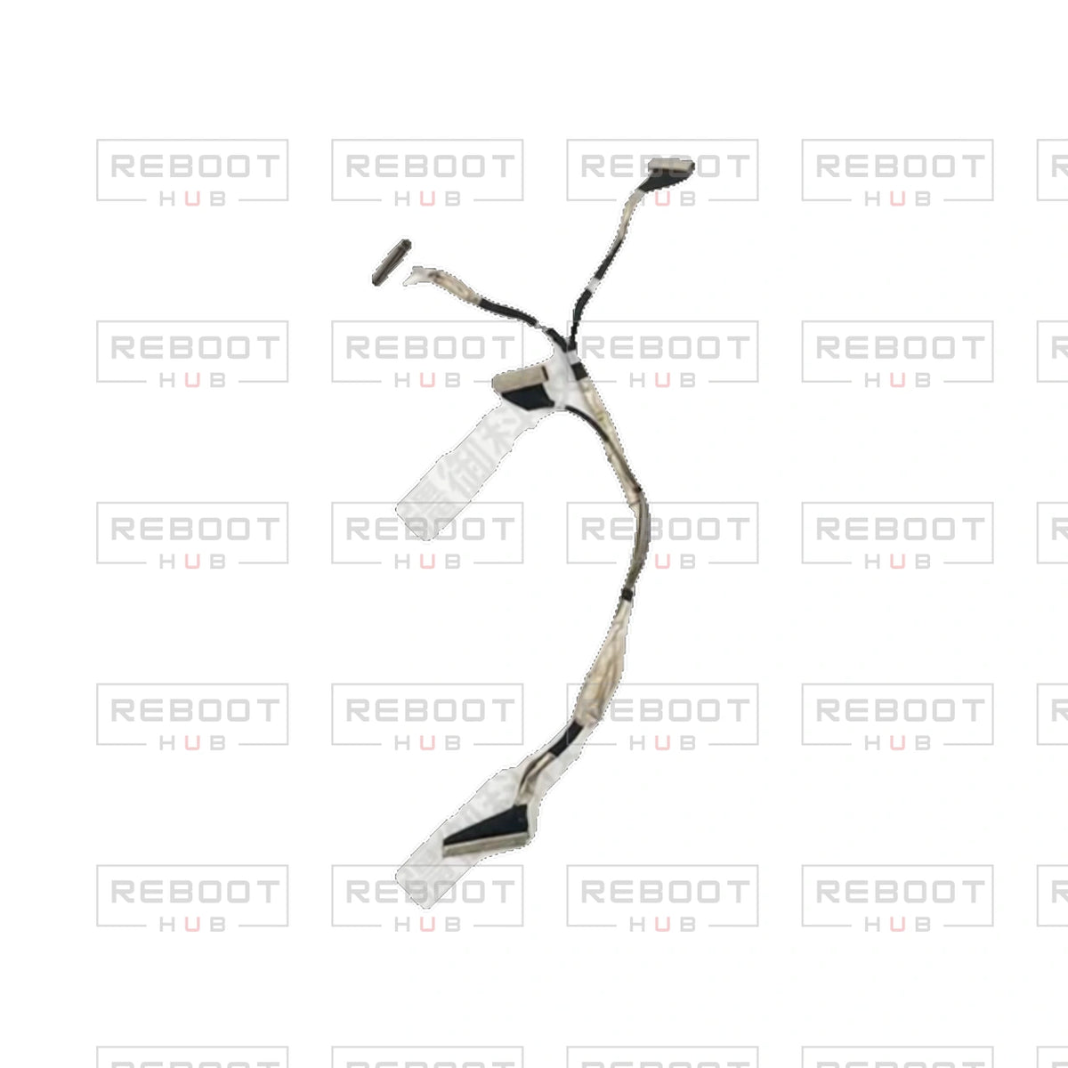 OEM-pulled DJI Avata 360 Gimbal Signal Cable on white with Reboot Hub watermark overlay — view 1