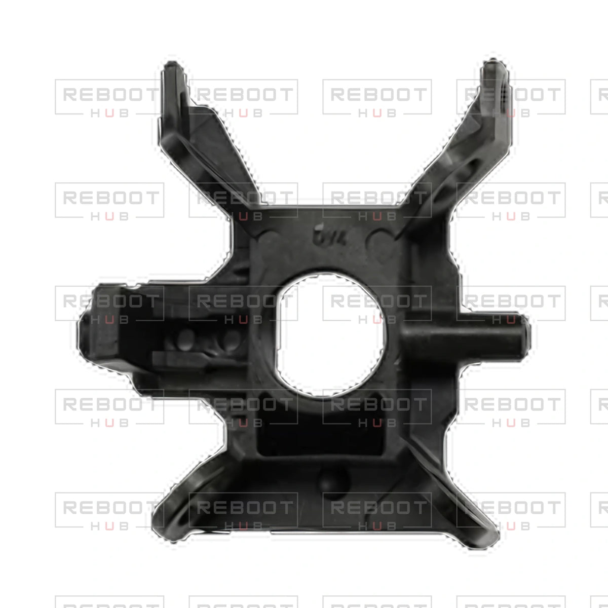 Avata 360 Gimbal Vibration Absorbing Bracket Left OEM-pulled part detail view on white with Reboot Hub watermark overlay