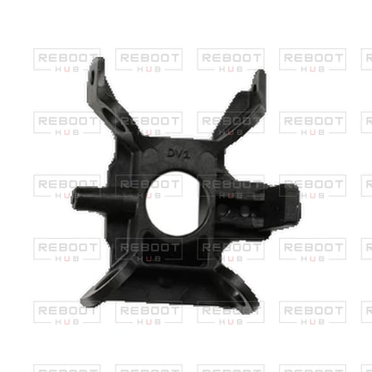 OEM-pulled DJI Avata 360 Gimbal Vibration Absorbing Bracket Right on white with Reboot Hub watermark overlay — view 1