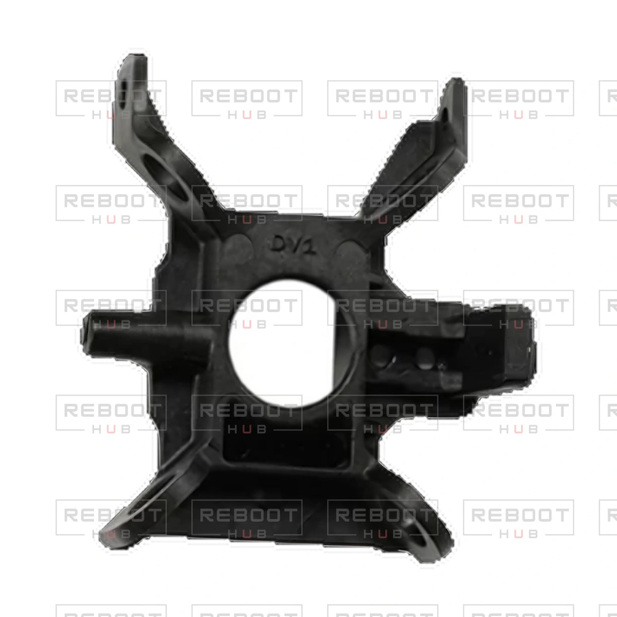 Avata 360 Gimbal Vibration Absorbing Bracket Right OEM-pulled part detail view on white with Reboot Hub watermark overlay