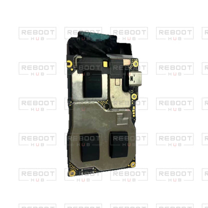 OEM-pulled DJI Avata 360 Motherboard on white with Reboot Hub watermark overlay — view 3