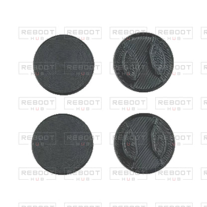 OEM-pulled DJI Avata 360 Motor Protective Cover Set (4 Pieces) on white with Reboot Hub watermark overlay — view 1
