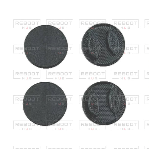 OEM-pulled DJI Avata 360 Motor Protective Cover Set (4 Pieces) on white with Reboot Hub watermark overlay — view 1