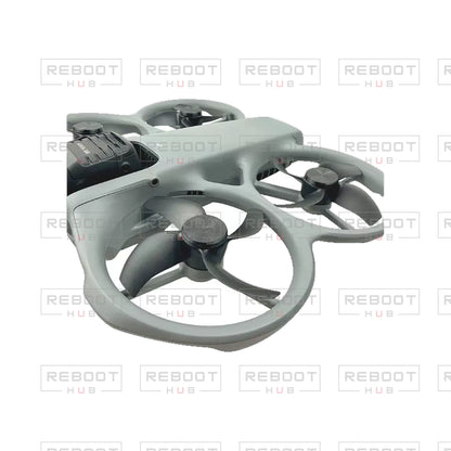 OEM-pulled DJI Avata 360 Motor Protective Cover Set (4 Pieces) on white with Reboot Hub watermark overlay — view 2