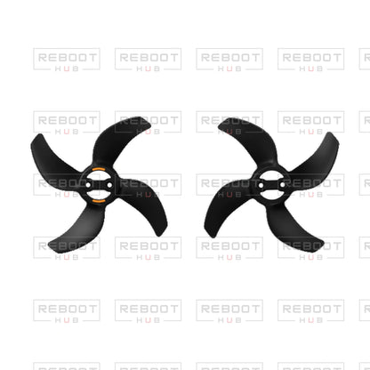 OEM-pulled DJI Avata 360 Propeller Set (4 Pieces) on white with Reboot Hub watermark overlay — view 3