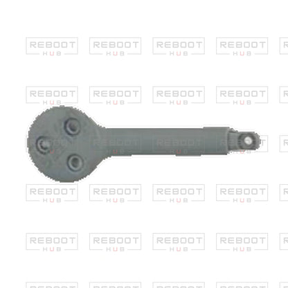OEM-pulled DJI Avata 360 Rear Arm Cover Right on white with Reboot Hub watermark overlay — view 1