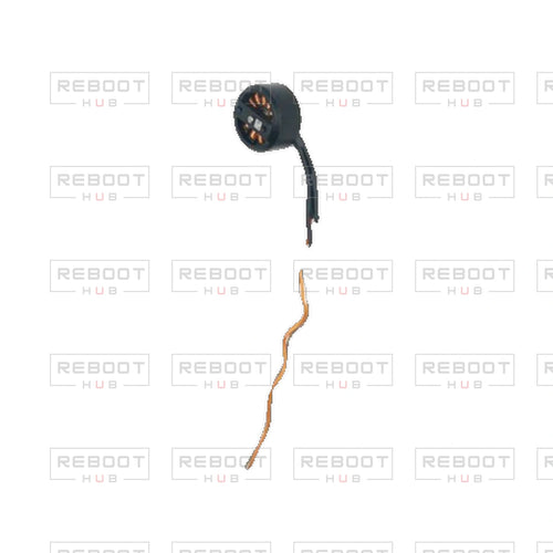 OEM-pulled DJI Avata 360 Rear Arm Motor Right on white with Reboot Hub watermark overlay — view 1
