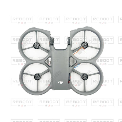 OEM-pulled DJI Avata 360 Upper Shell on white with Reboot Hub watermark overlay — view 1