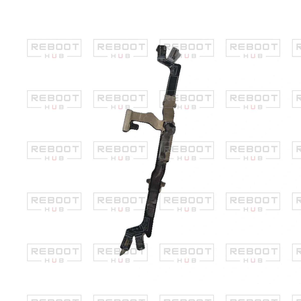 OEM-pulled DJI Avata 360 Vision Flexible Flat Cable on white with Reboot Hub watermark overlay — view 2