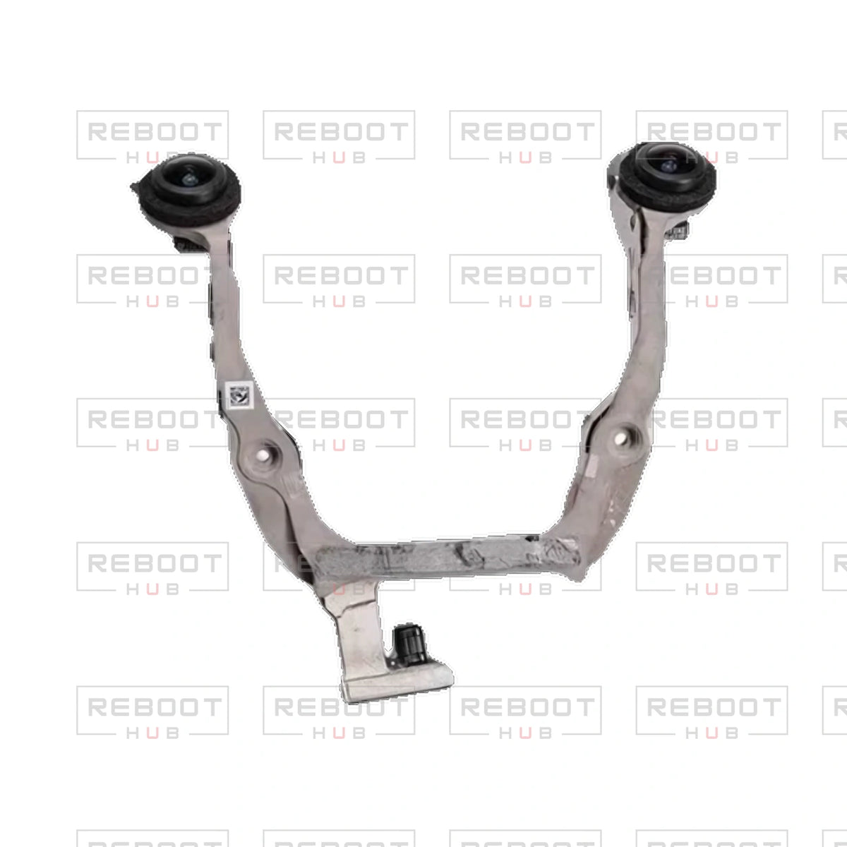 OEM-pulled DJI Avata 360 Vision Module on white with Reboot Hub watermark overlay — view 3