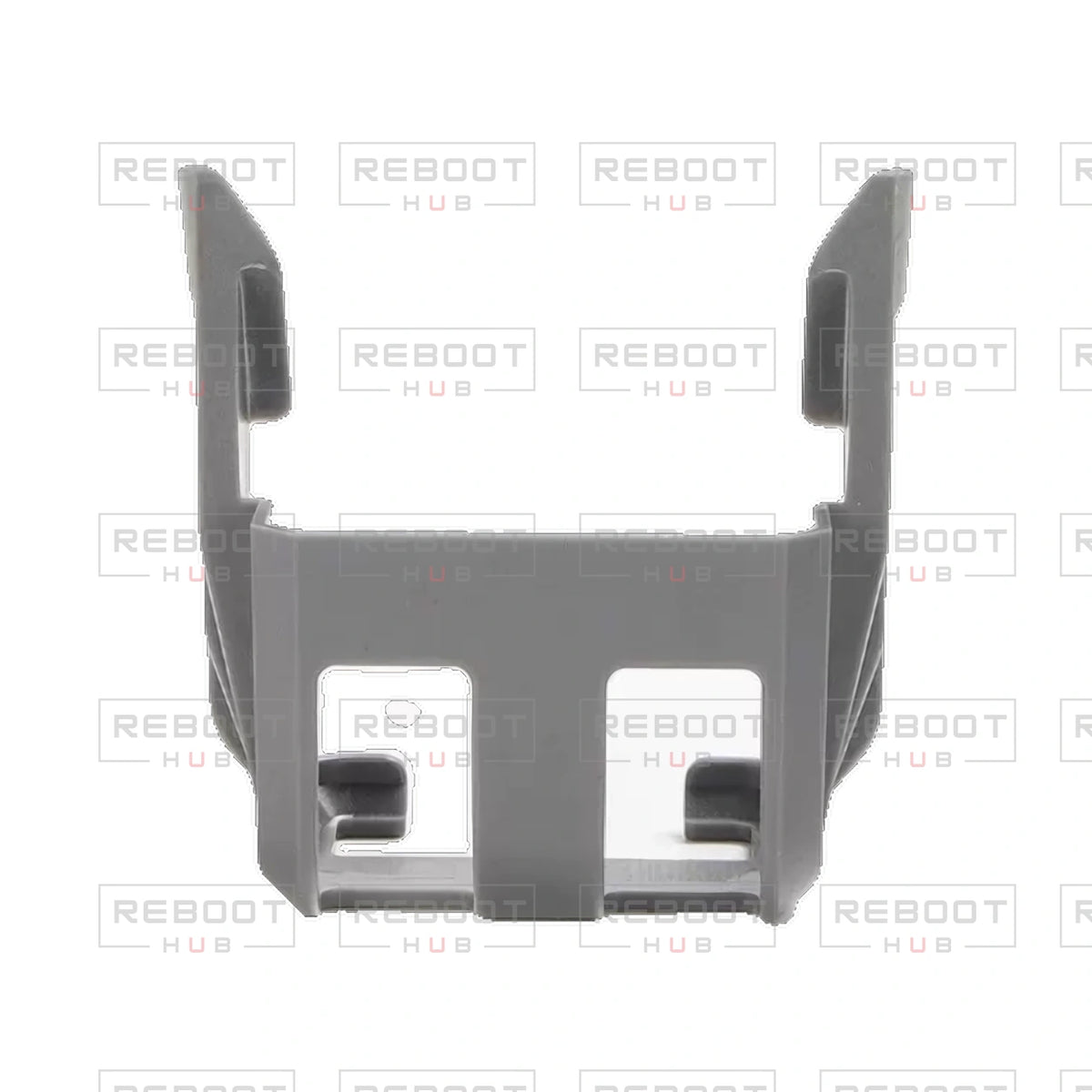 OEM-pulled DJI Avata Battery Retaining Latch on white with Reboot Hub watermark overlay — view 1