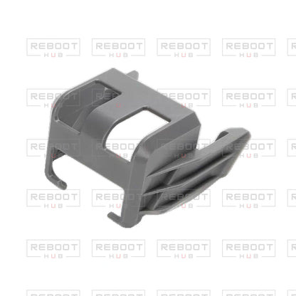 OEM-pulled DJI Avata Battery Retaining Latch on white with Reboot Hub watermark overlay — view 2