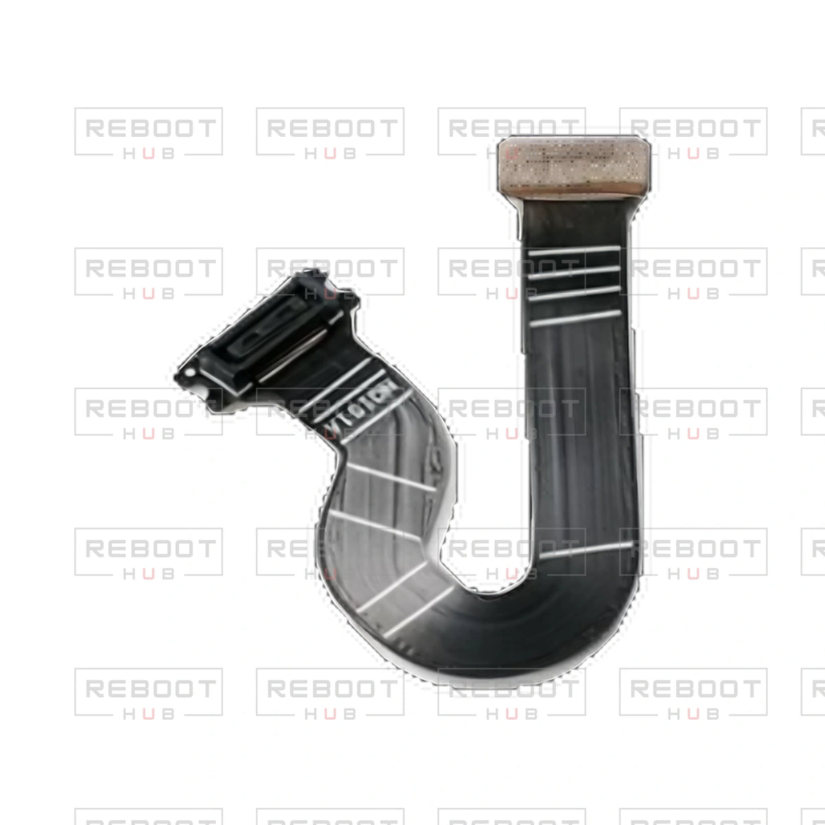 OEM-pulled DJI Avata Downward Vision Flexible Flat Cable on white with Reboot Hub watermark overlay — view 1