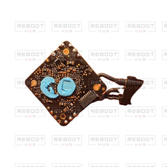 OEM-pulled DJI Avata ESC Board on white with Reboot Hub watermark overlay — view 3
