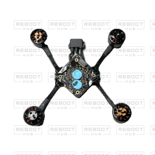 OEM-pulled DJI Avata ESC Board with Four Motors on white with Reboot Hub watermark overlay — view 1