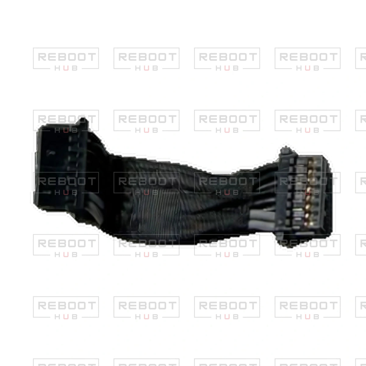 OEM-pulled DJI Avata ESC Flexible Flat Cable on white with Reboot Hub watermark overlay — view 1