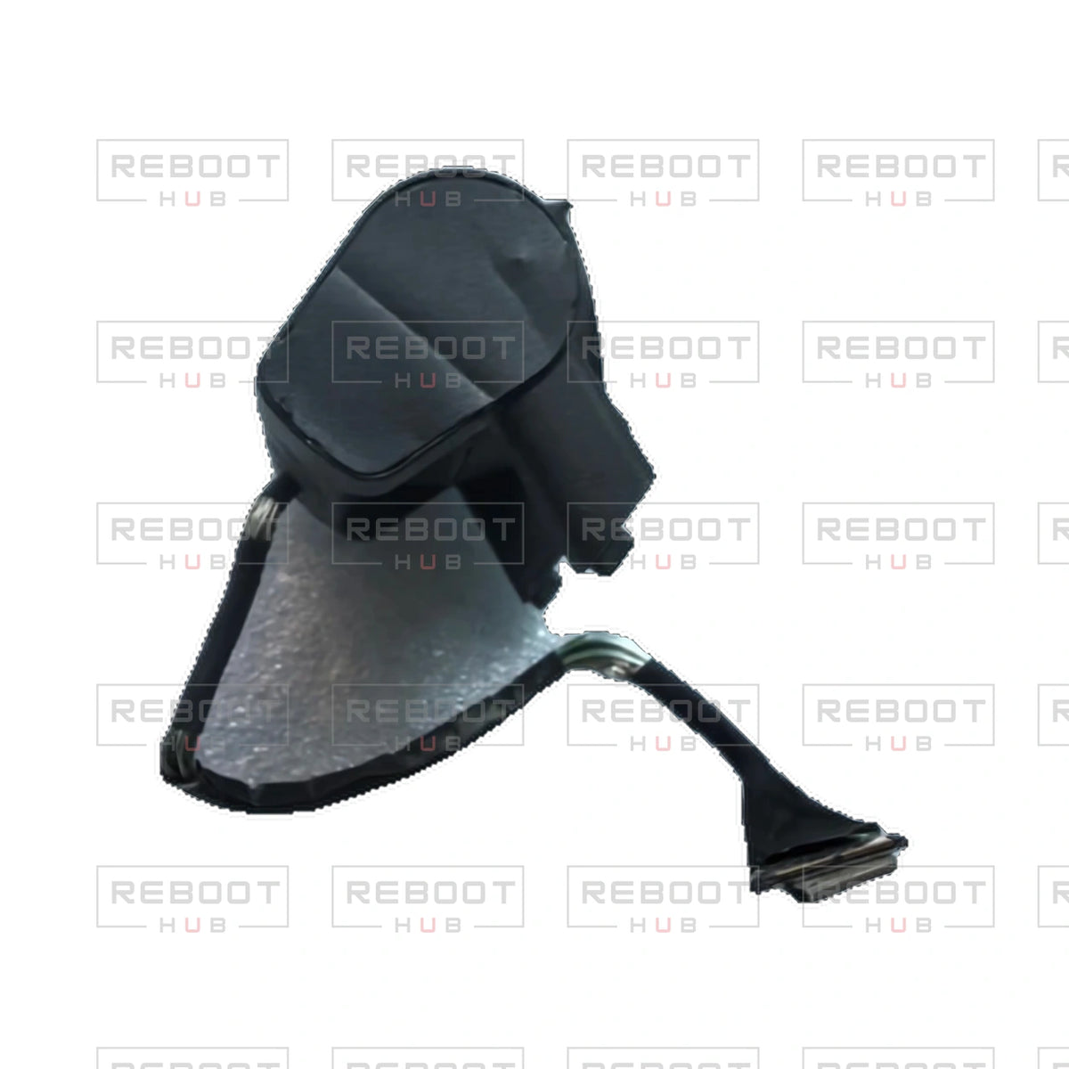OEM-pulled DJI Avata Gimbal Assembly on white with Reboot Hub watermark overlay — view 2