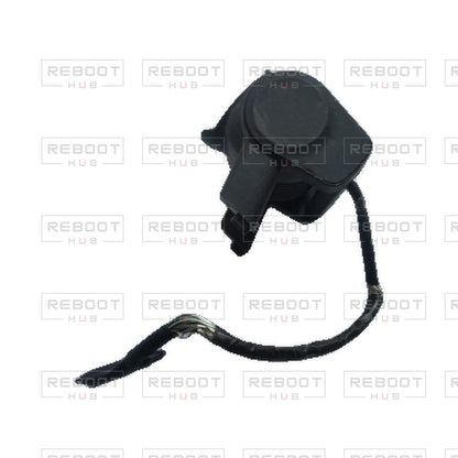 OEM-pulled DJI Avata Gimbal Assembly on white with Reboot Hub watermark overlay — view 3