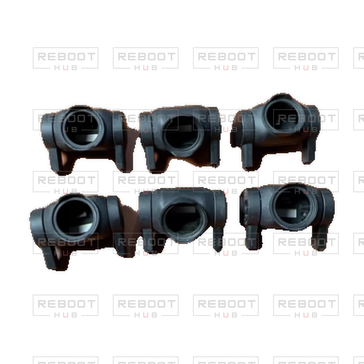 OEM-pulled DJI Avata Gimbal Assembly with Motor without Lens on white with Reboot Hub watermark overlay — view 1