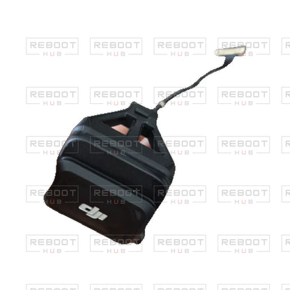 OEM-pulled DJI Avata GPS Module on white with Reboot Hub watermark overlay — view 2
