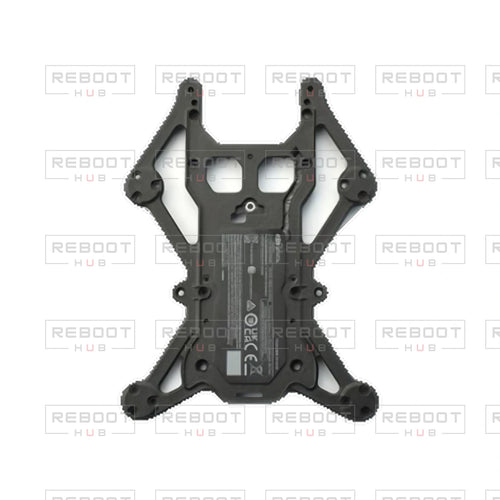 OEM-pulled DJI Avata Middle Frame on white with Reboot Hub watermark overlay — view 1