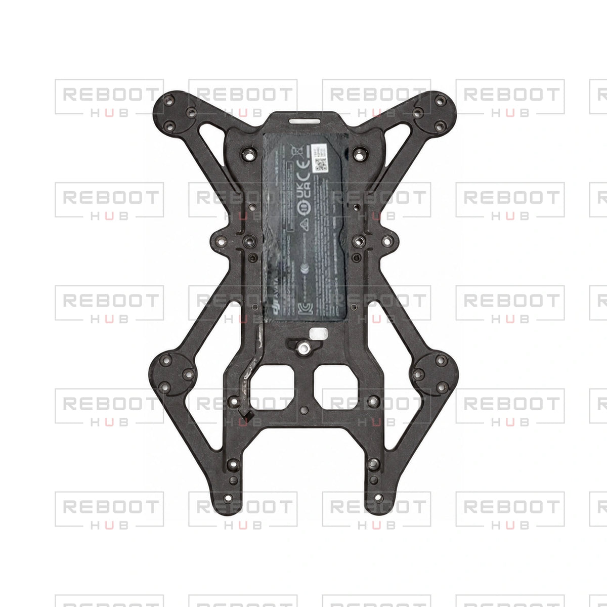 DJI Avata Middle Frame - overall product view on white with Reboot Hub watermark