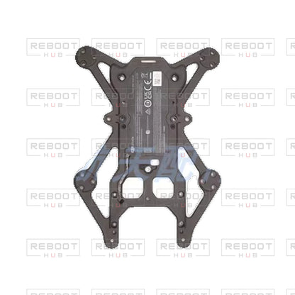 OEM-pulled DJI Avata Middle Frame on white with Reboot Hub watermark overlay — view 3