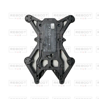 OEM-pulled DJI Avata Middle Frame on white with Reboot Hub watermark overlay — view 4