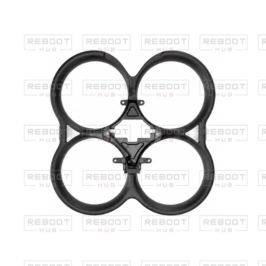 DJI Avata Propeller Guard without Cover Plates or Screws - overall product view on white with Reboot Hub watermark