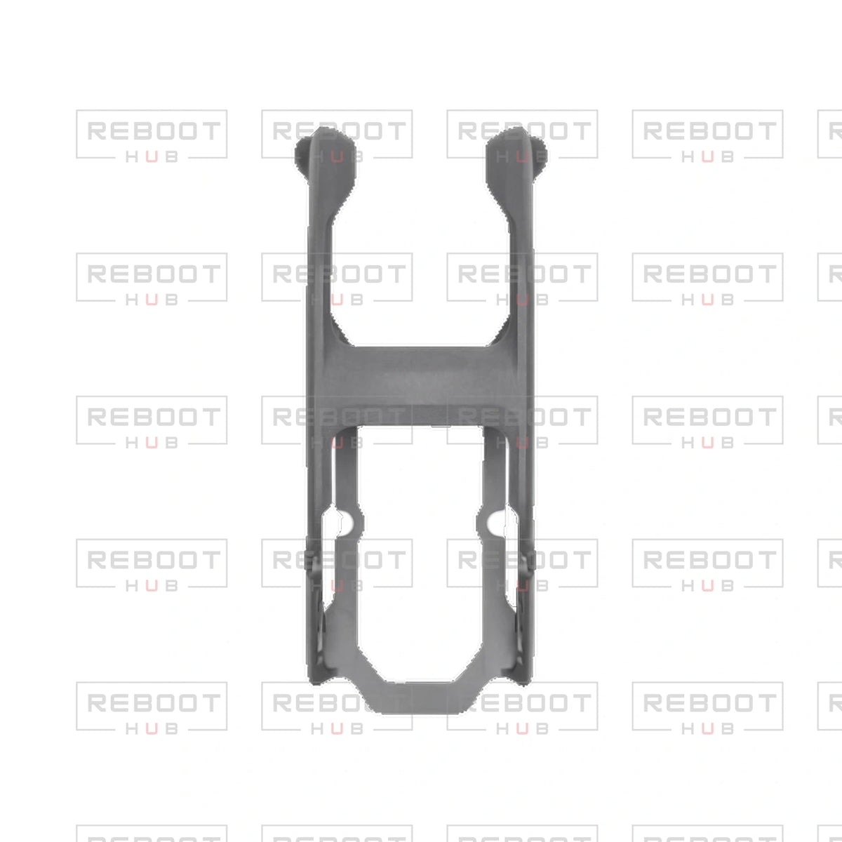OEM-pulled DJI Avata Upper Shell without Screws on white with Reboot Hub watermark overlay — view 2