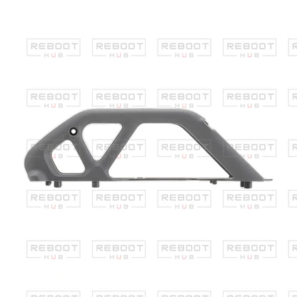OEM-pulled DJI Avata Upper Shell without Screws on white with Reboot Hub watermark overlay — view 3