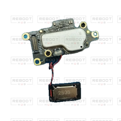 OEM-pulled DJI Flip Downward Vision and Speaker Assembly on white with Reboot Hub watermark overlay — view 4