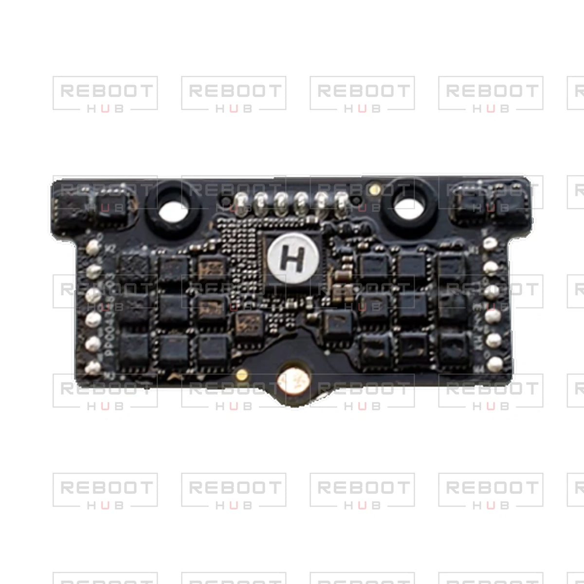 OEM-pulled DJI Flip ESC Board on white with Reboot Hub watermark overlay — view 1